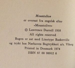 Alexandria kvartetten 3: Mountolive