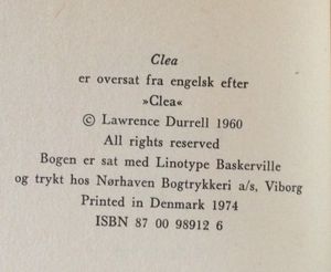 Alexandria kvartetten 4: Clea