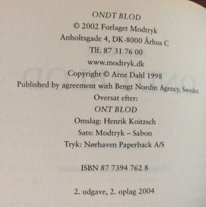 Ondt blod