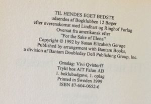Til hendes eget bedste