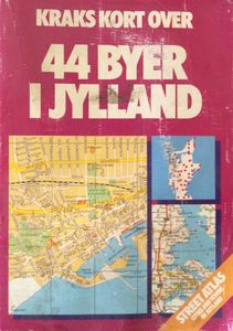 Kraks kort over 44 byer i Jylland