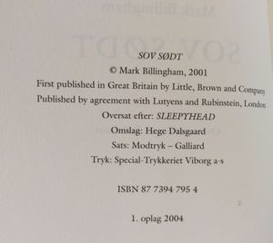 Sov sødt