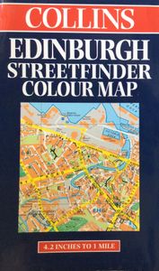 Edinburgh Streetfinder Colour Map