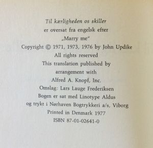 Til kærligheden os skiller