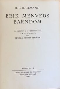Erik Menveds Barndom