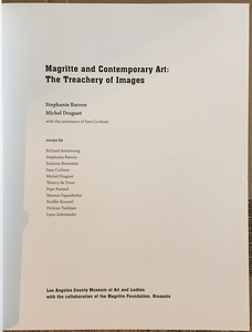 Magritte and Contemporary Art: The Treachery of Images