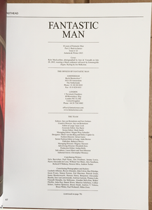Fantastic Man Issue no. 22 (Autumn & Winter 2015)