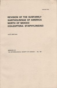 Revision of the Subfamily Xantholininae of America North of Mexico (Coleoptera: Staphylinidae)