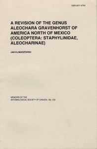 A Revision of the Genus Aleochara Gravenhorst of America North 0f Mexico (Coleoptera: Staphylinidae:Aleocharinae)