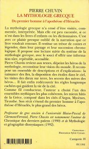 La mythologie grecque: du premier homme à l'apothéose d'Héraclès