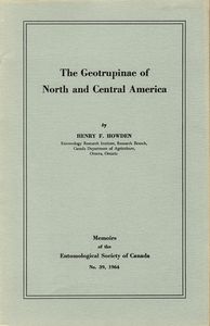 The Geotrupinae Of North And Central America
