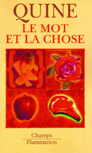 Le mot et la chose