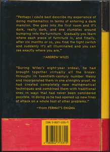 Fermat's Enigma: The Epic Quest to Solve the World's Greatest Mathematical Problem