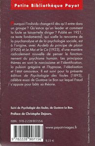 Psychologie Des Foules Et Analyse Du Moi / Psychologie Des Foules