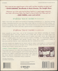 Follow Your Heart Cookbook: Recipes from Follow Your Heart's Kitchen