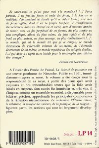 La volonté de puissance
