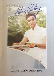 The Official Elvis Presley Fan Club Magazine   August / September 1998