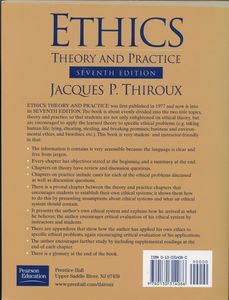 Ethics: Theory and Practice (Seventh Edition)