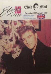 Elvis Mail The Magazine Of The Official Elvis Presley Fan Club Of Great Britain   December 1987 / January 1988