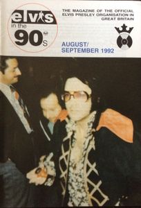 The Magazine Of The Official Elvis Presley Organisation In Great Britain  August / September 1992