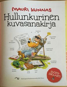 Hullunkurinen kuvasanakirja suomi–englanti