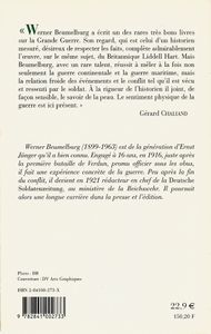 La guerre de 14-18 racontée par un allemand