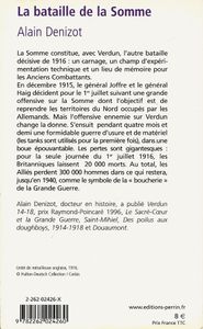 La Bataille de la Somme (juillet-novembre 1916)