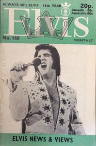 Elvis Monthly    Fifteenth Year,  No. 168