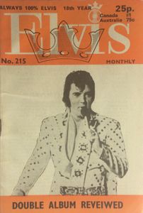Elvis Monthly   Eighteenth Year,   No. 215