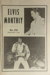 Elvis Monthly Eighteenth Year, No. 212