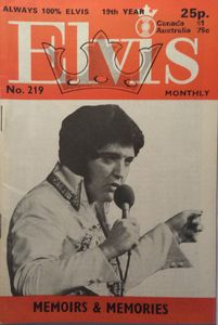 Elvis Monthly Nineteenth Year, No. 219
