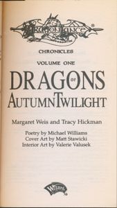 Dragons of Autumn Twilight
