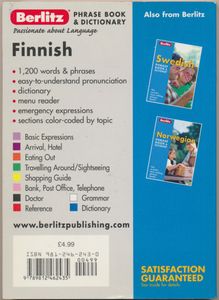Finnish Phrase Book & Dictionary