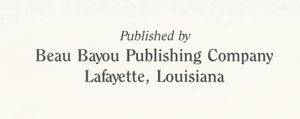 Beau Bayou Publishing Company
