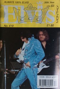 Elvis Monthly Thirty-Fifth Year, No. 419