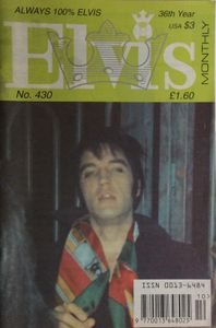 Elvis Monthly Thirty-Sixth Year, No. 430