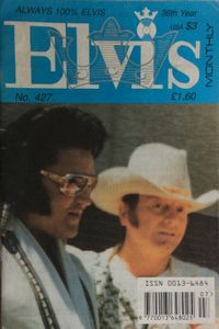Elvis Monthly   Thirty-Sixth Year,  No. 427