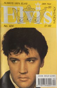 Elvis Monthly Thirty-Sixth Year, No. 424
