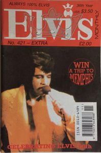 Elvis Monthly   Thirty-Sixth Year,  No. 421 - Extra