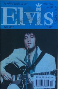 Elvis Monthly   Thirty-Ninth Year,  No. 467