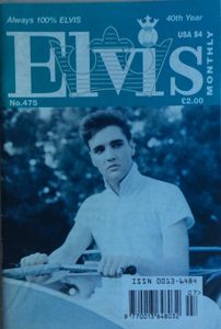 Elvis Monthly   Fortieth Year,  No. 475