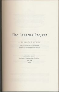 The Lazarus Project