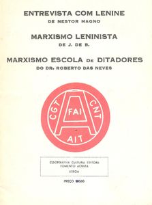 Entrevista Com Lenine/Marxismo Leninista/Marxismo Escola De Ditadores