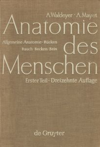 Anatomie des Menschen, Erster Teil