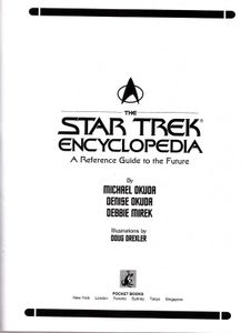 The Star Trek Encyclopedia - A Reference Guide To The Future