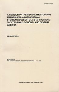 A Revision of the Genera Mycetoporus Mannerheim and Ischnosoma Stephens (Coleoptera: Staphylinidae: Tachyporinae) of North and Central America