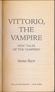 Vittorio, the Vampire