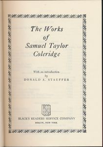 The Works of Samuel Taylor Coleridge