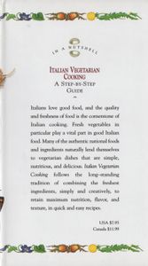Italian Vegetarian Cooking: A Step-By-Step Guide