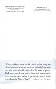 The Berean Searchlight (June 2016)